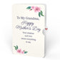You Brighten My World Birds Mother's Day Suncatcher Card and Sentiment Set for Grandma
