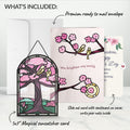 You Brighten My World Birds Mother's Day Suncatcher Card and Sentiment Set for Grandma