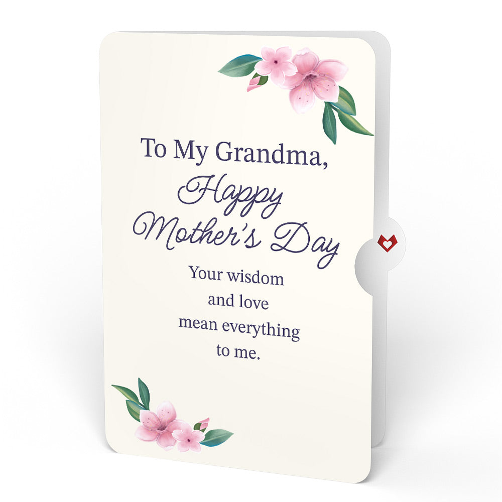 Peony Mother's Day Bouquet and Sentiment Set for Grandma