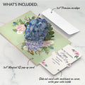 Hydrangea Butterflies Mother's Day Pop-Up Card and Sentiment Set for Grandma