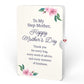 Love in Bloom Hummingbird Mother's Day Pop-Up Card and Sentiment Set for Step-Mother