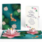 Koi Fish and Lotus Pond Mother's Day Pop-Up Card and Sentiment Set for Step-Mother