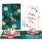 Koi Fish and Lotus Pond Mother's Day Pop-Up Card and Sentiment Set