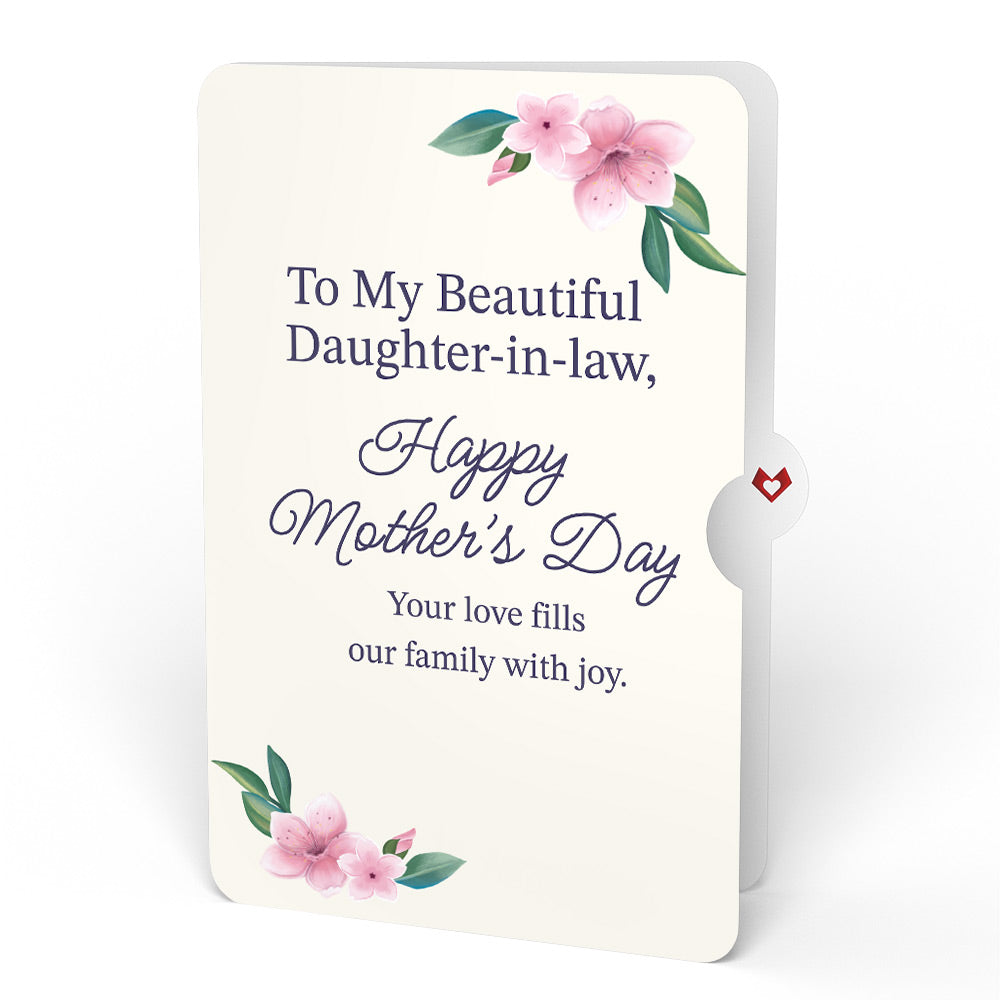 Hydrangea Mother's Day Bouquet and Sentiment Set for Daughter-in-law