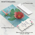 Water Lily Dragonfly Mother's Day Pop-Up Card and Sentiment Set for Daughter