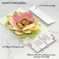 Monarch Butterfly Bloom Mother's Day Pop-Up Card and Sentiment Set for Expecting Mom