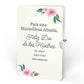 Peony Mother's Day Bouquet and Sentiment Set for Spanish Grandmother