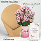 Cherry Blossom Mother's Day Bouquet and Sentiment Set for Spanish Mom