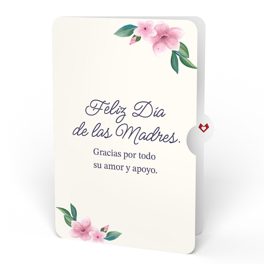 Water Lily Dragonfly Mother's Day Pop-Up Card and Sentiment Set for Spanish Mom