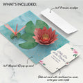 Water Lily Dragonfly Mother's Day Pop-Up Card and Sentiment Set for Spanish Mom