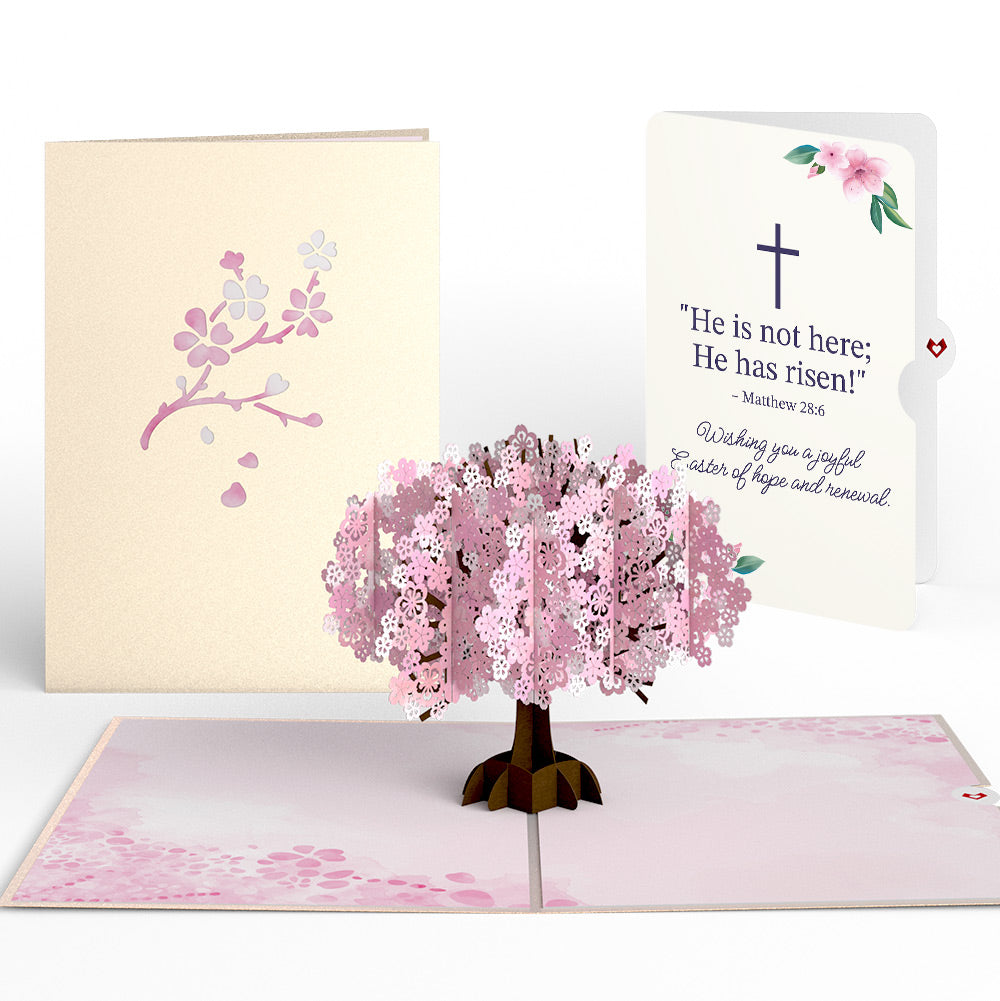 Cherry Blossom Easter Pop-Up Card and Sentiment Set