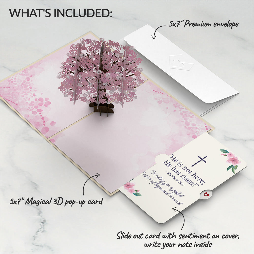Cherry Blossom Easter Pop-Up Card and Sentiment Set