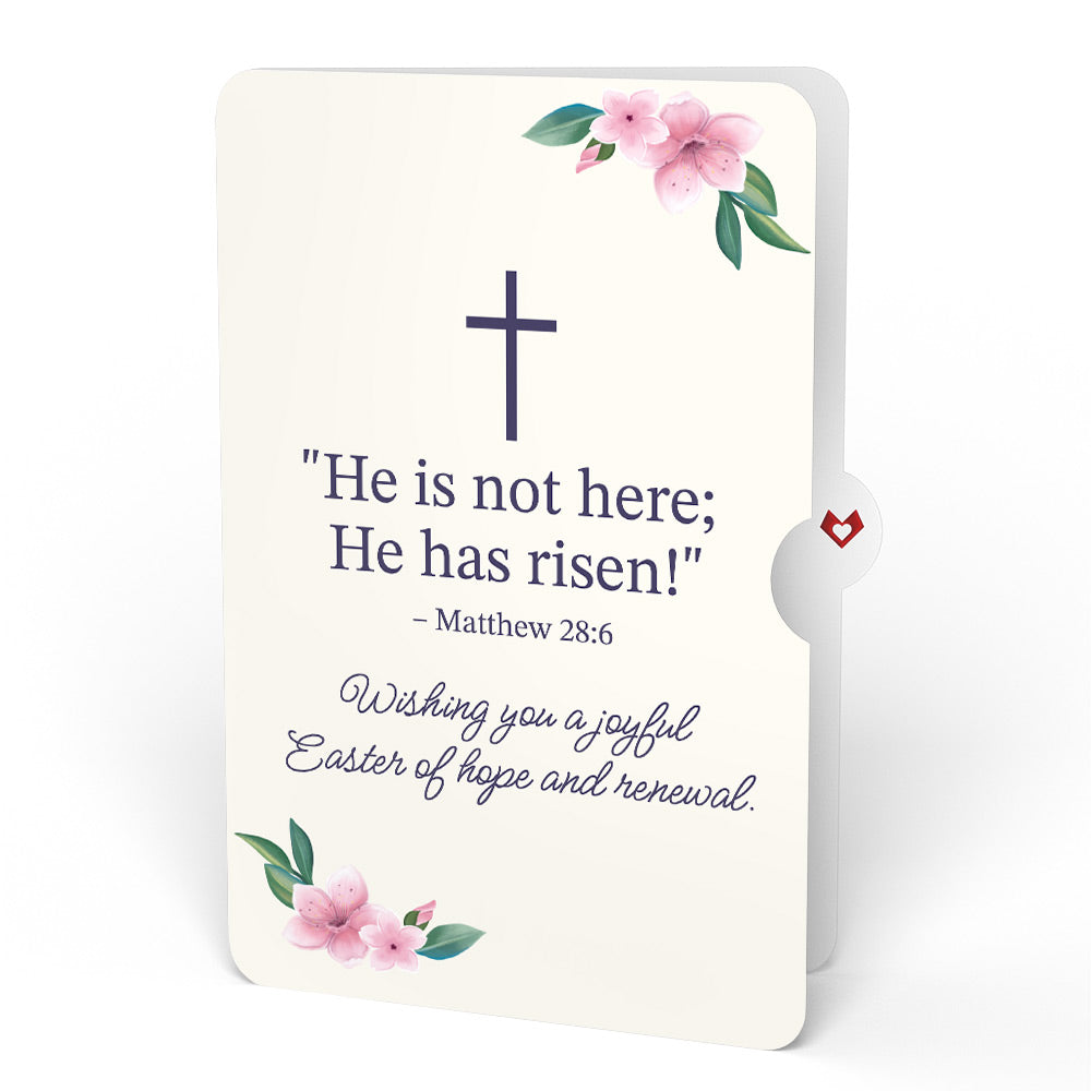 Cherry Blossom Easter Bouquet and Sentiment Set