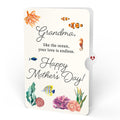 Seaside Sandcastle Mother's Day Pop-Up Card and Sentiment Set for Grandma