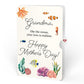 Coral Reef Wonders Mother's Day Pop-Up Card and Sentiment Set for Grandma