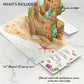 Seaside Sandcastle Mother's Day Pop-Up Card and Sentiment Set for Sister