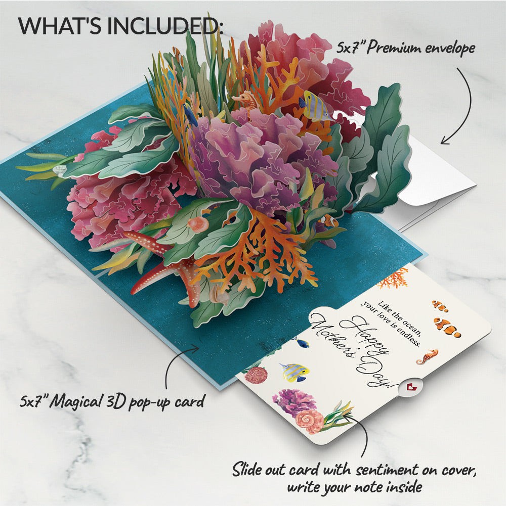Coral Reef Wonders Mother's Day Pop-Up Card and Sentiment Set