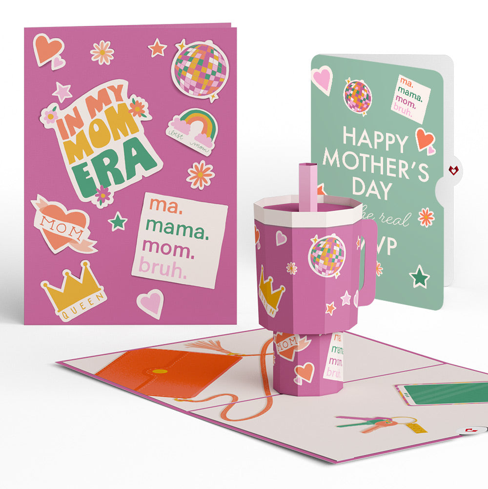 Mom Era Tumbler Mother's Day Pop-Up Card and The real MVP Sentiment Set