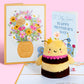 Bee-u-tiful Mom' Queen Bee Mother's Day Plushpop Card and Sentiment Set for Sister