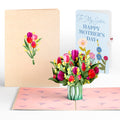 Cheerful Tulips Mother's Day Pop-Up Card and Sentiment Set for Sister