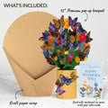 Brilliant Butterfly Mother's Day Bouquet and Sentiment Set for Sister