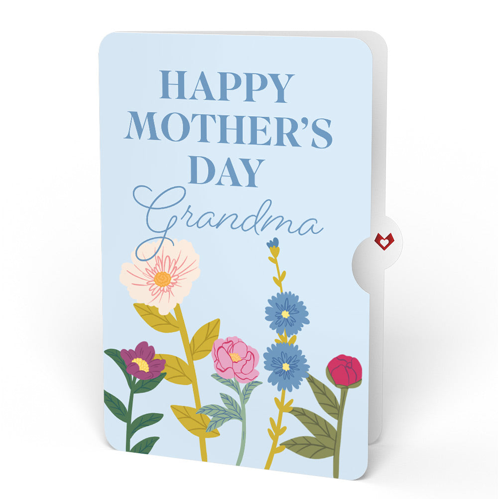 Bee-u-tiful Mom' Queen Bee Mother's Day Plushpop Card and Sentiment Set for Grandma