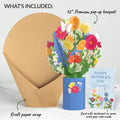 Wildflower Mother's Day Bouquet and Sentiment Set for Grandma