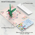 Sweetest Mom Hummingbird Mother's Day Pop-Up Card and Sentiment Set for Grandma