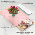 Cheerful Tulips Birthday Pop-Up Card and Time to Party Sentiment Set