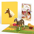 Horse Birthday Pop-Up Card and Time to Party Sentiment Set