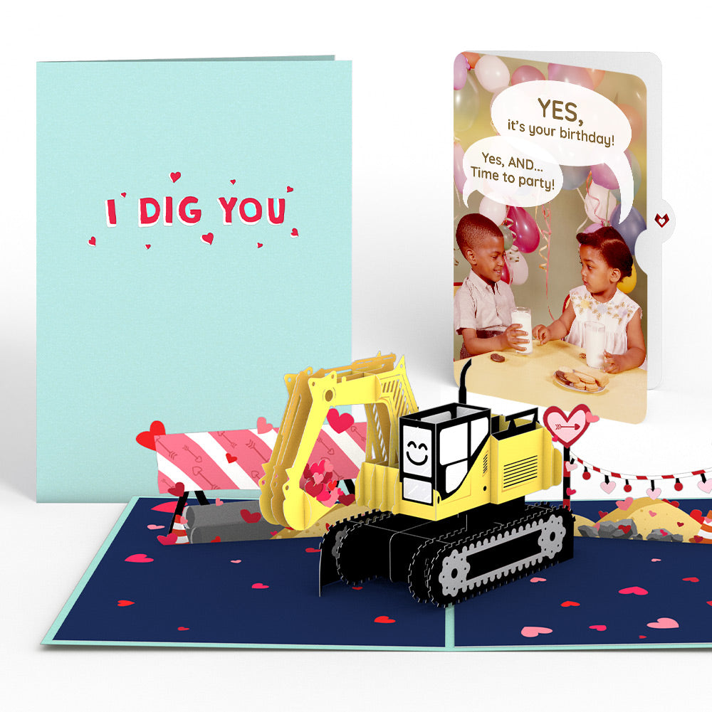 I Dig You Birthday Pop-Up Card and Time to Party Sentiment Set