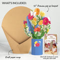 Wildflower Birthday Bouquet and Time to Party Sentiment Set