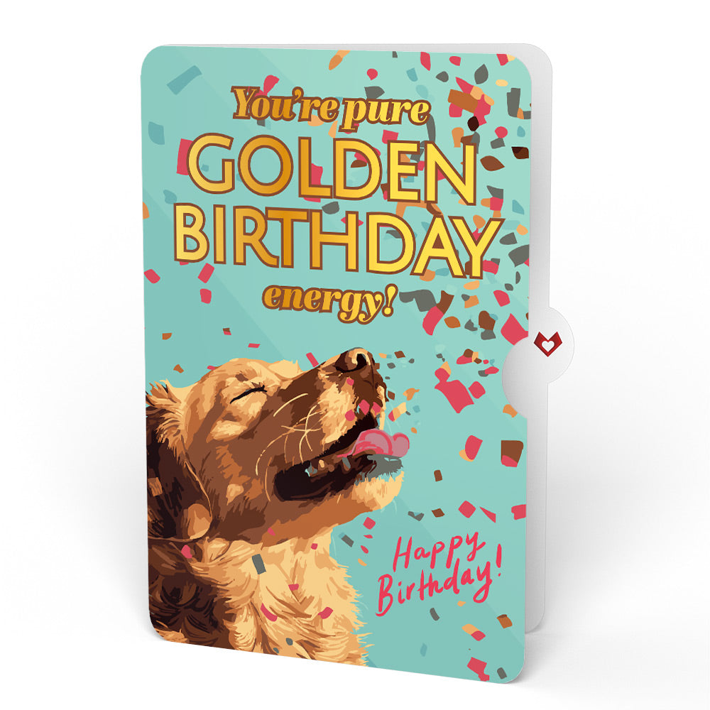 Black-Eyed Susan Birthday Bouquet and Golden Energy Sentiment Set