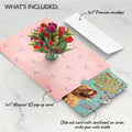 Cheerful Tulips Birthday Pop-Up Card and Golden Energy Sentiment Set
