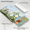 Field Mouse in the Flowers Birthday Pop-Up Card and Golden Energy Sentiment Set