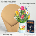 Black-Eyed Susan Birthday Bouquet and Surprise Skeleton Sentiment Set