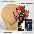 Midnight Florals Birthday Bouquet and Surprise Skeleton Sentiment Set