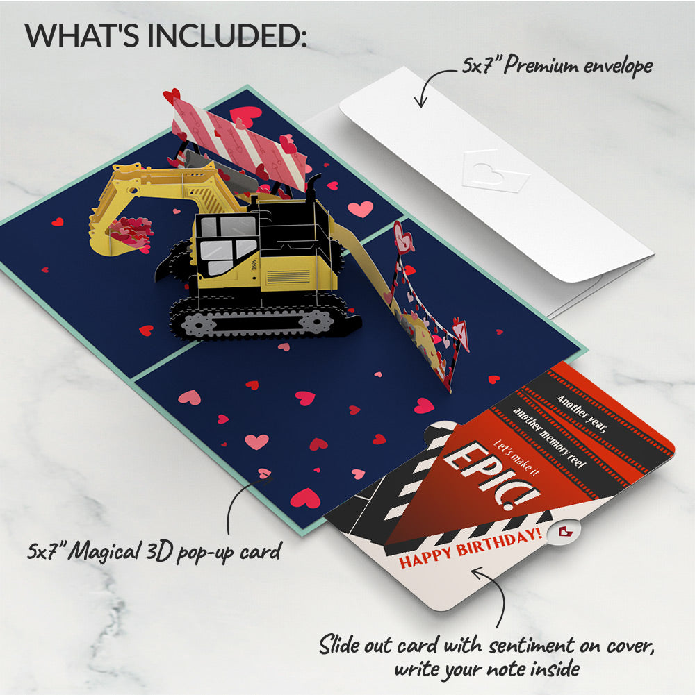I Dig You Birthday Pop-Up Card and Epic Reel Sentiment Set