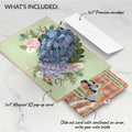 Hydrangea Butterflies Birthday Pop-Up Card and Cardio Queen Sentiment Set