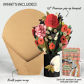Midnight Florals Birthday Bouquet and Cardio Queen Sentiment Set