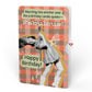 Cheerful Tulips Birthday Pop-Up Card and Cardio Queen Sentiment Set