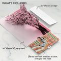 Cherry Blossom Branches in Bloom Birthday Pop-Up Card and Cardio Queen Sentiment Set