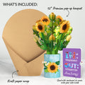 Sunflower Blooms Birthday Bouquet and IN & OUT Sentiment Set
