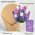 Wisteria Birthday Bouquet and IN & OUT Sentiment Set