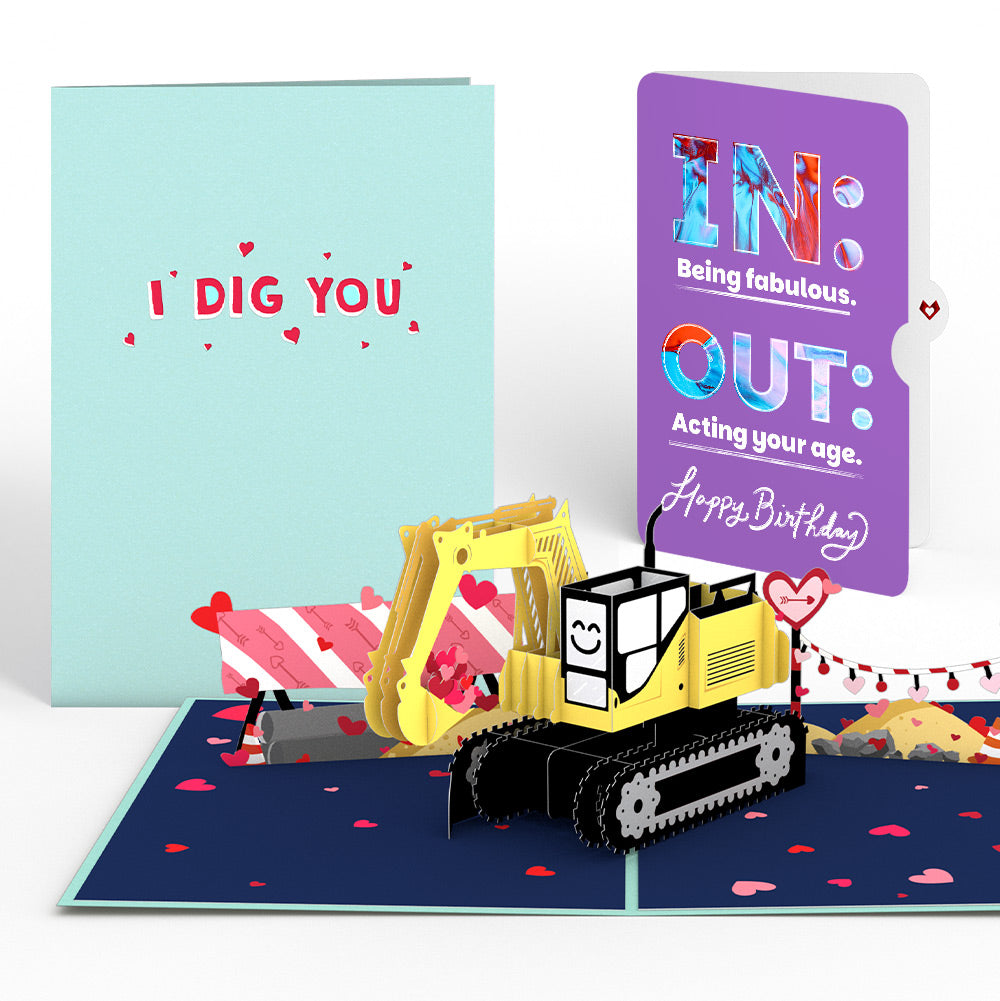 I Dig You Birthday Pop-Up Card and IN & OUT Sentiment Set