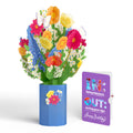 Wildflower Birthday Bouquet and IN & OUT Sentiment Set