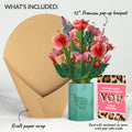 Hibiscus Birthday Bouquet and The original YOU Sentiment Set