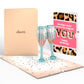 Champagne Toast Birthday Pop-Up Card and The original YOU Sentiment Set