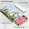 Field Mouse in the Flowers Birthday Pop-Up Card and The original YOU Sentiment Set
