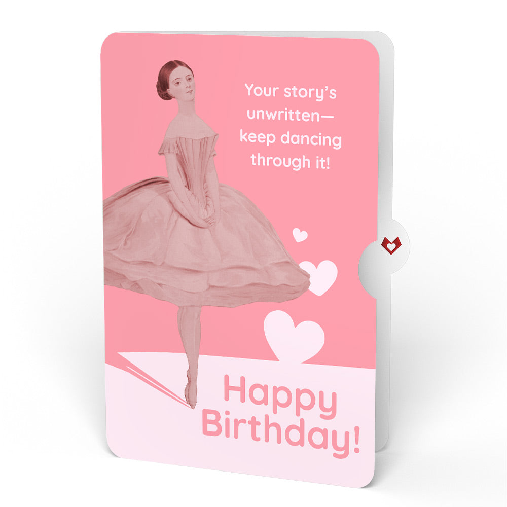 Spring Joy Birthday Bouquet and Dancing Through Life Sentiment Set